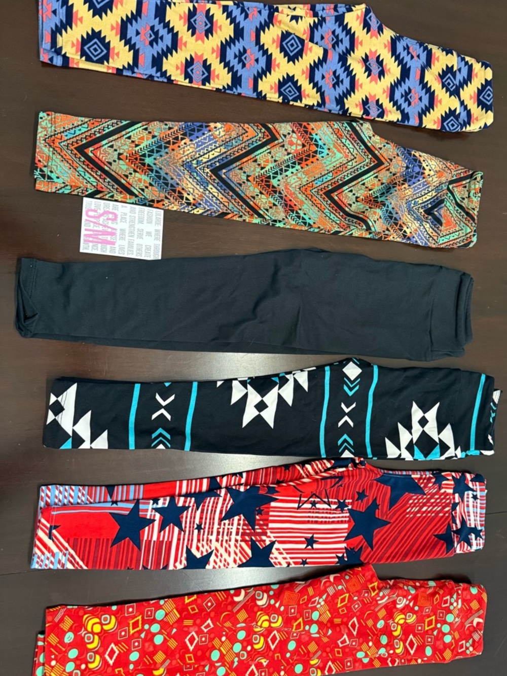 Lot of kids LuLaRoe Leggings Mix & Match Printed Leggings Bundle - Multicolor